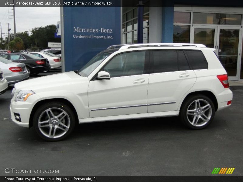 Arctic White / Almond/Black 2011 Mercedes-Benz GLK 350