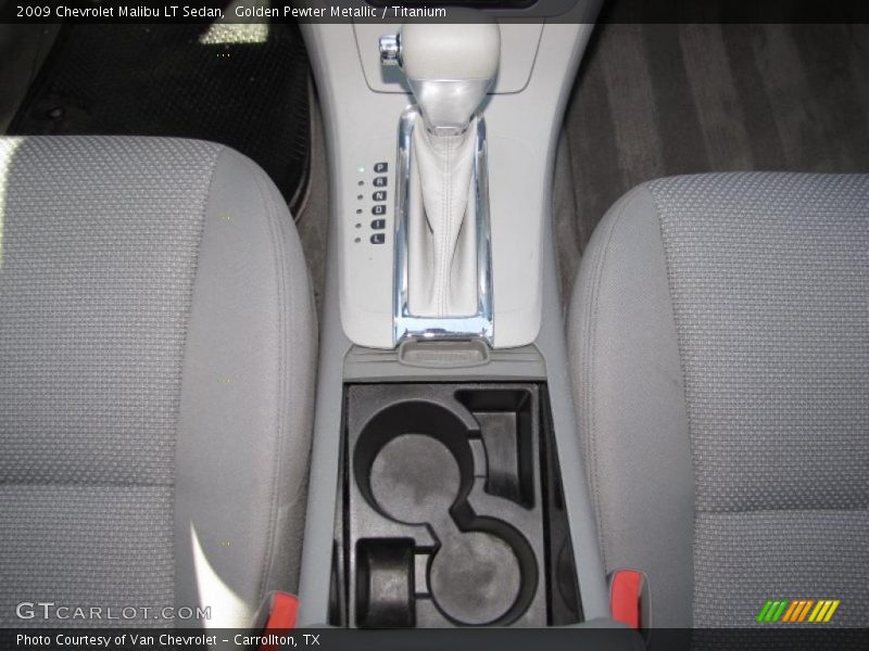 Golden Pewter Metallic / Titanium 2009 Chevrolet Malibu LT Sedan