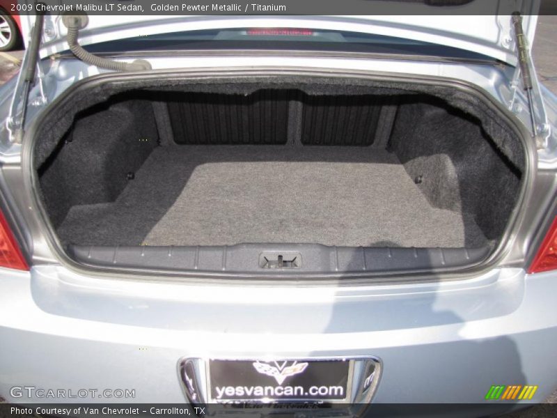 Golden Pewter Metallic / Titanium 2009 Chevrolet Malibu LT Sedan