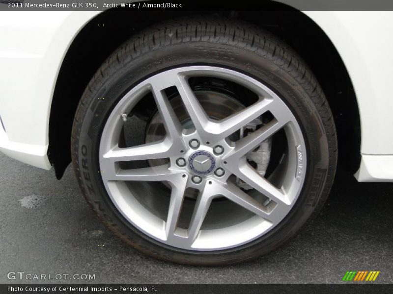 Arctic White / Almond/Black 2011 Mercedes-Benz GLK 350