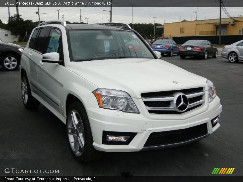Arctic White / Almond/Black 2011 Mercedes-Benz GLK 350