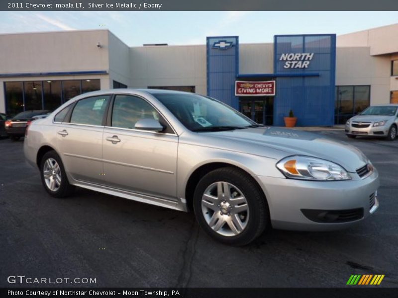 Silver Ice Metallic / Ebony 2011 Chevrolet Impala LT