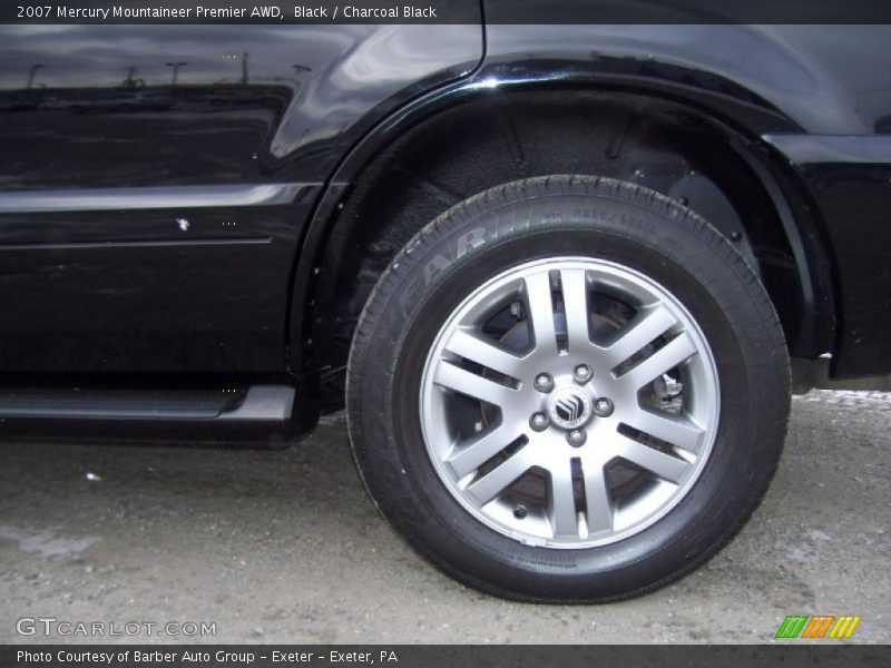 Black / Charcoal Black 2007 Mercury Mountaineer Premier AWD