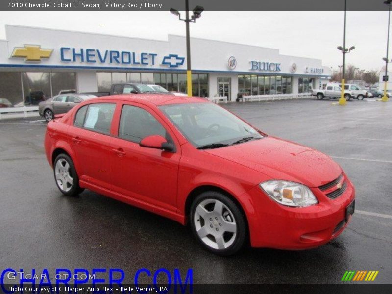 Victory Red / Ebony 2010 Chevrolet Cobalt LT Sedan