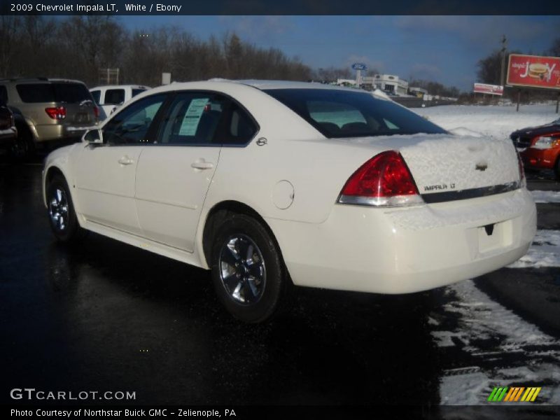 White / Ebony 2009 Chevrolet Impala LT