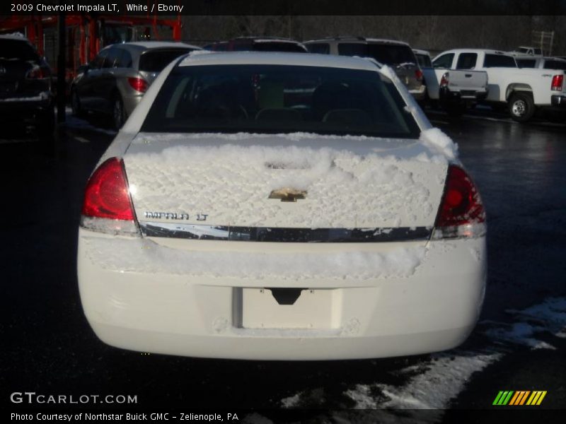 White / Ebony 2009 Chevrolet Impala LT