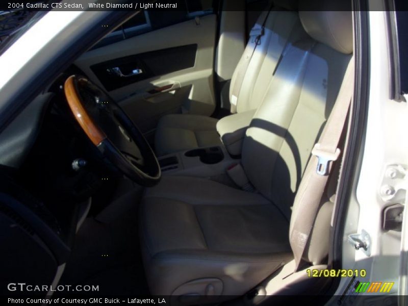White Diamond / Light Neutral 2004 Cadillac CTS Sedan