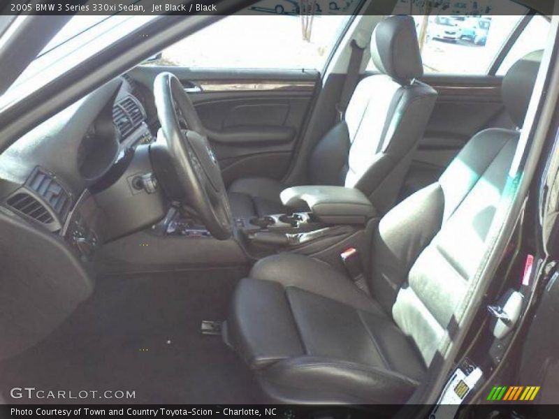  2005 3 Series 330xi Sedan Black Interior