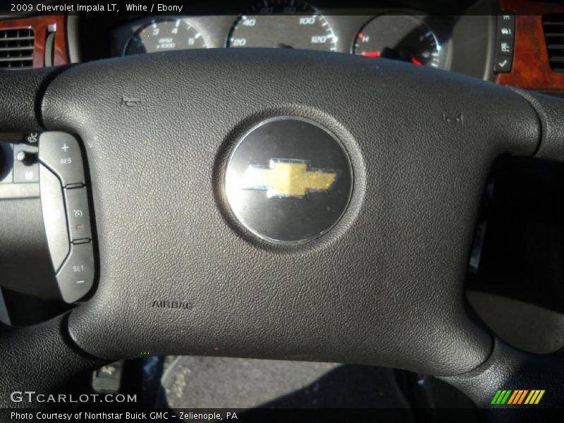 White / Ebony 2009 Chevrolet Impala LT