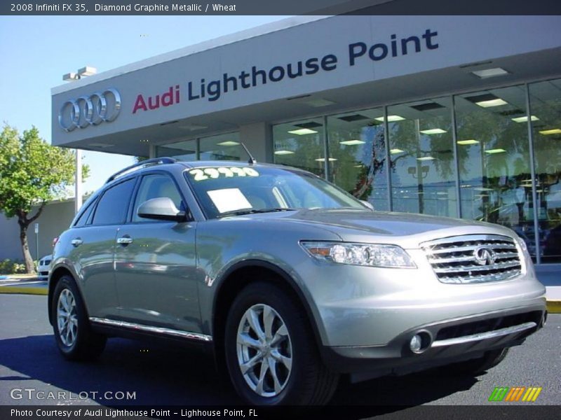 Diamond Graphite Metallic / Wheat 2008 Infiniti FX 35