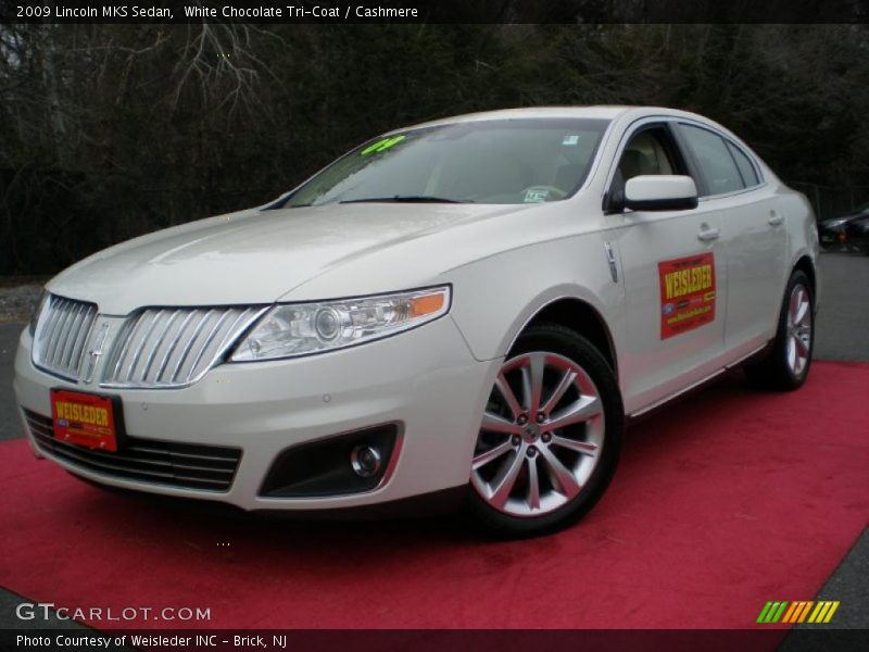 White Chocolate Tri-Coat / Cashmere 2009 Lincoln MKS Sedan