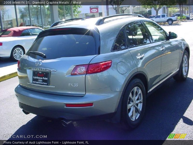 Diamond Graphite Metallic / Wheat 2008 Infiniti FX 35