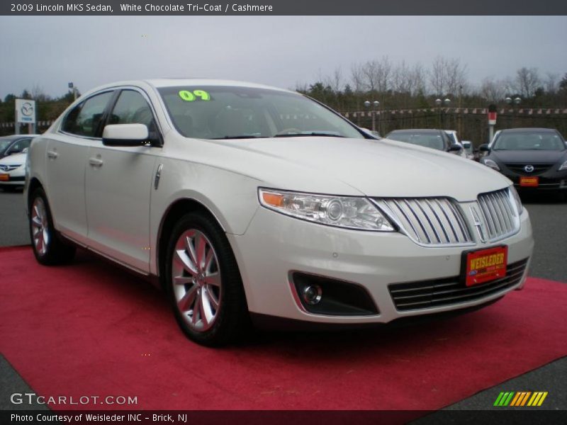 White Chocolate Tri-Coat / Cashmere 2009 Lincoln MKS Sedan