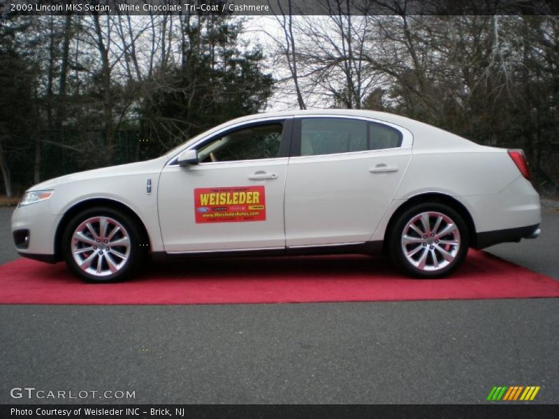 White Chocolate Tri-Coat / Cashmere 2009 Lincoln MKS Sedan