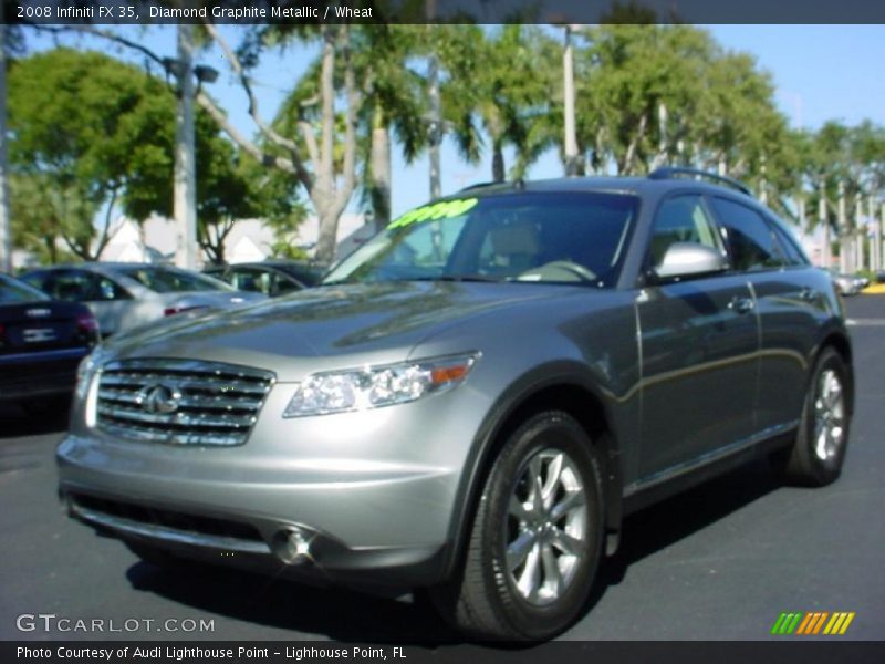 Diamond Graphite Metallic / Wheat 2008 Infiniti FX 35