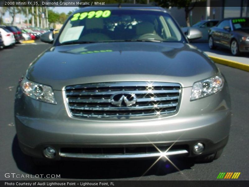 Diamond Graphite Metallic / Wheat 2008 Infiniti FX 35