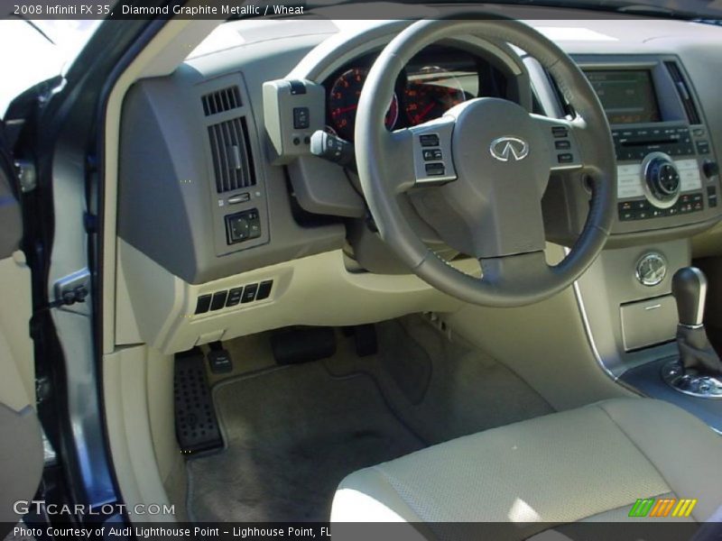 Diamond Graphite Metallic / Wheat 2008 Infiniti FX 35
