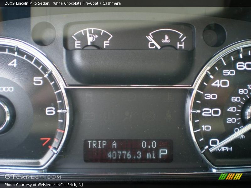 White Chocolate Tri-Coat / Cashmere 2009 Lincoln MKS Sedan