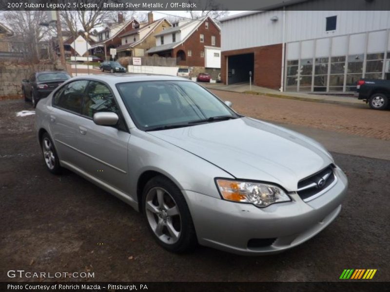 Front 3/4 View of 2007 Legacy 2.5i Sedan