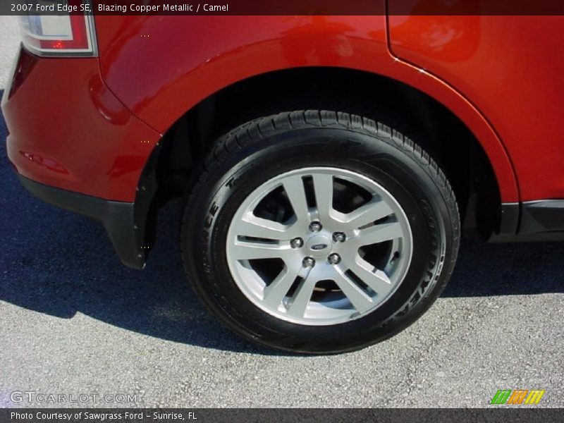 Blazing Copper Metallic / Camel 2007 Ford Edge SE