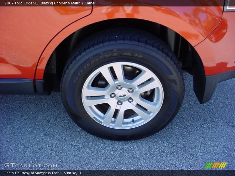 Blazing Copper Metallic / Camel 2007 Ford Edge SE