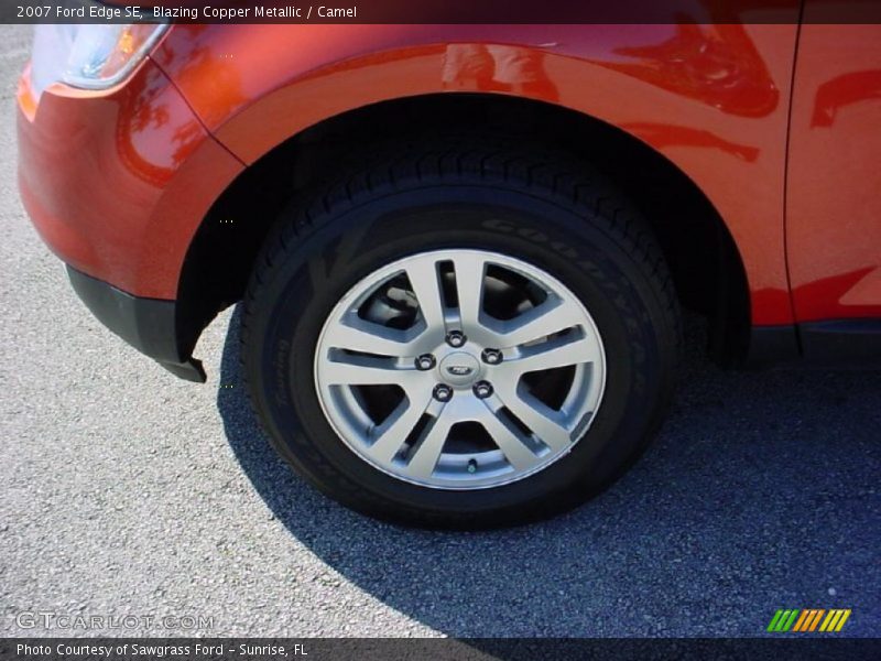 Blazing Copper Metallic / Camel 2007 Ford Edge SE
