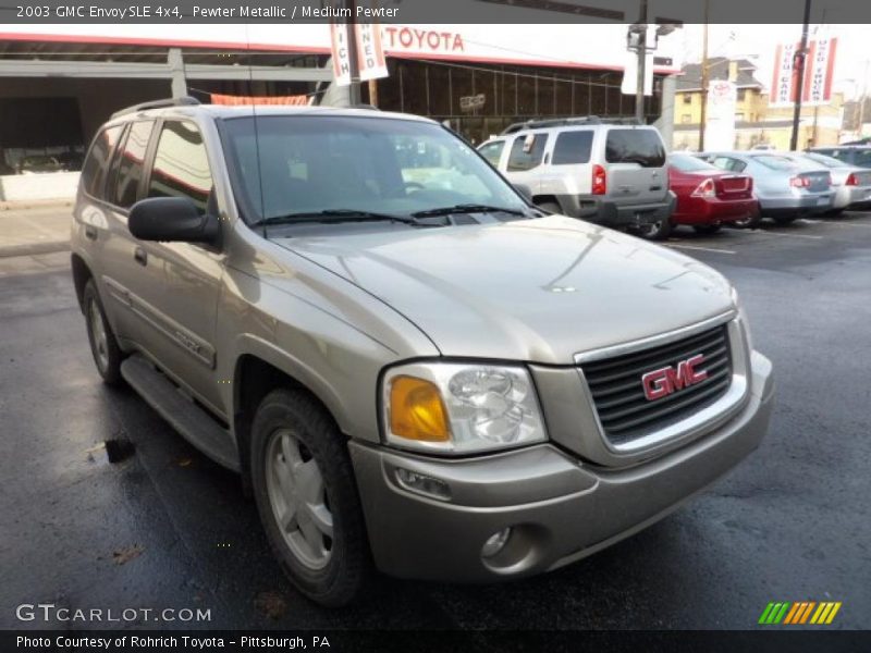 Pewter Metallic / Medium Pewter 2003 GMC Envoy SLE 4x4