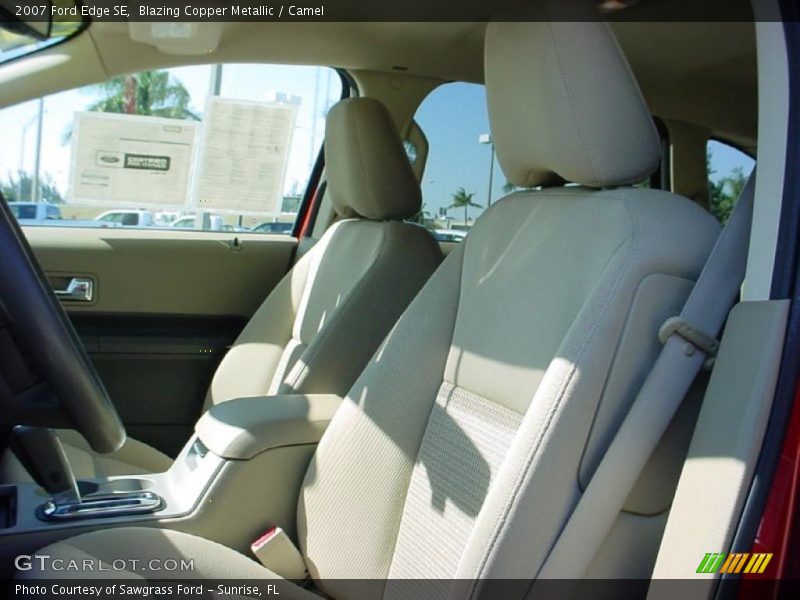 Blazing Copper Metallic / Camel 2007 Ford Edge SE