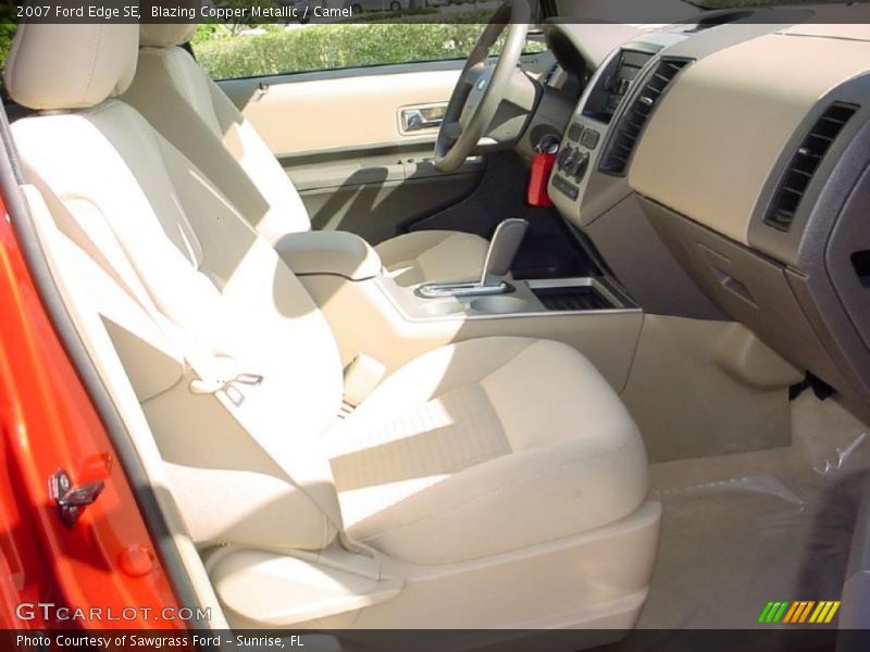 Blazing Copper Metallic / Camel 2007 Ford Edge SE