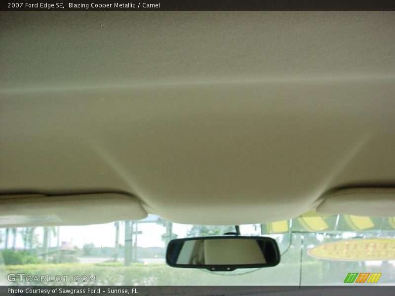 Blazing Copper Metallic / Camel 2007 Ford Edge SE