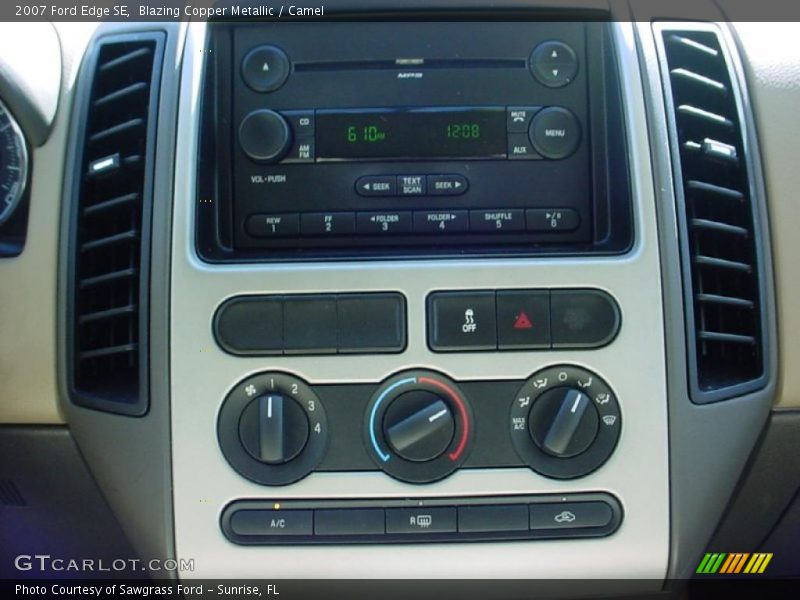 Blazing Copper Metallic / Camel 2007 Ford Edge SE
