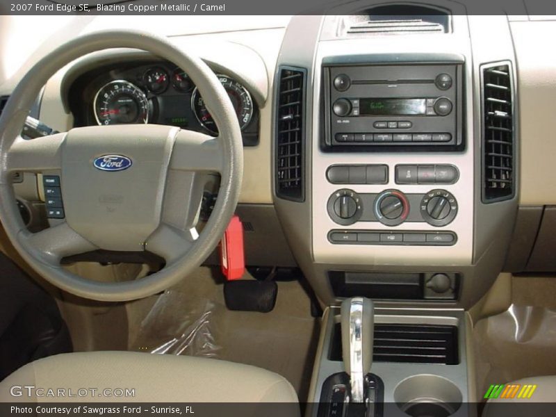 Blazing Copper Metallic / Camel 2007 Ford Edge SE