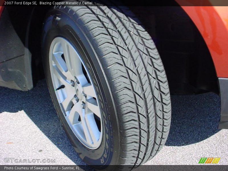 Blazing Copper Metallic / Camel 2007 Ford Edge SE