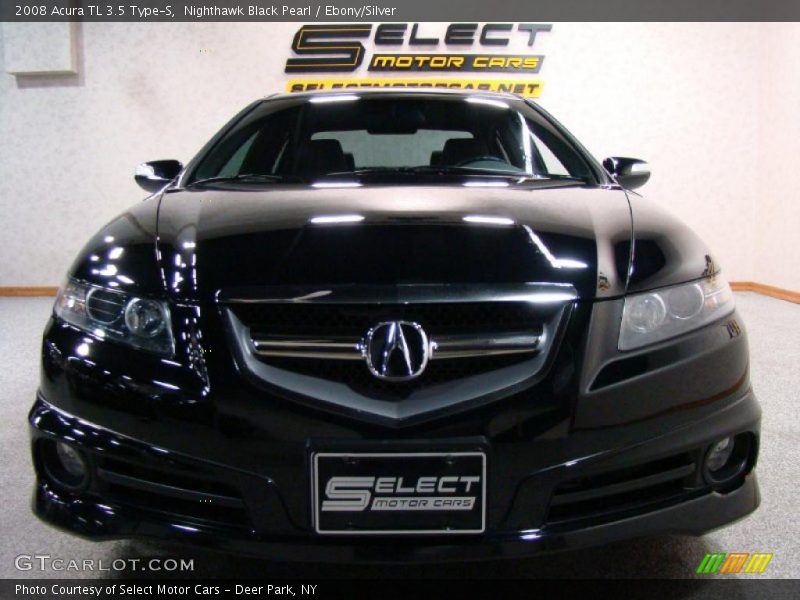 Nighthawk Black Pearl / Ebony/Silver 2008 Acura TL 3.5 Type-S
