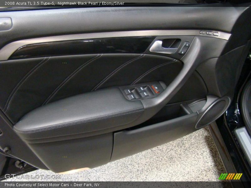 Nighthawk Black Pearl / Ebony/Silver 2008 Acura TL 3.5 Type-S