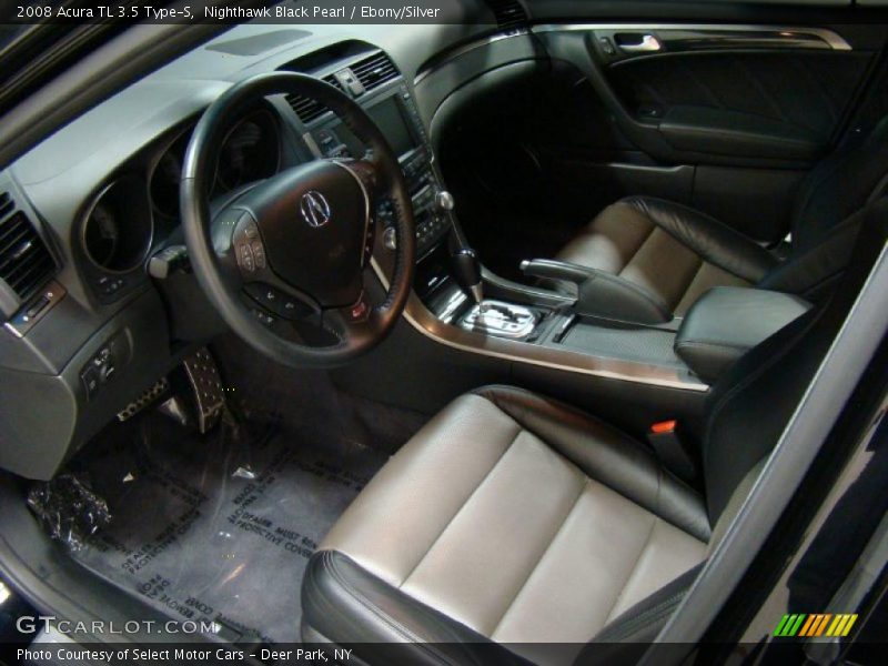Nighthawk Black Pearl / Ebony/Silver 2008 Acura TL 3.5 Type-S