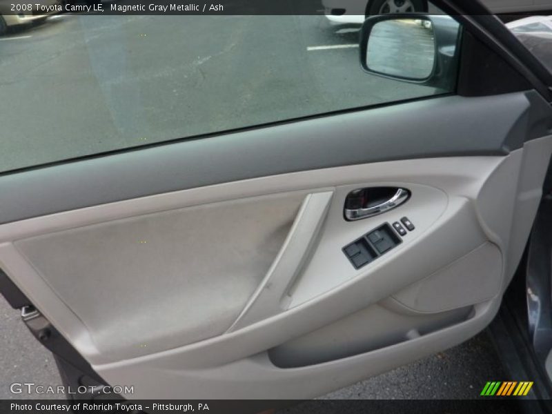 Magnetic Gray Metallic / Ash 2008 Toyota Camry LE