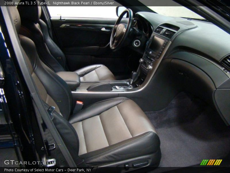 Nighthawk Black Pearl / Ebony/Silver 2008 Acura TL 3.5 Type-S