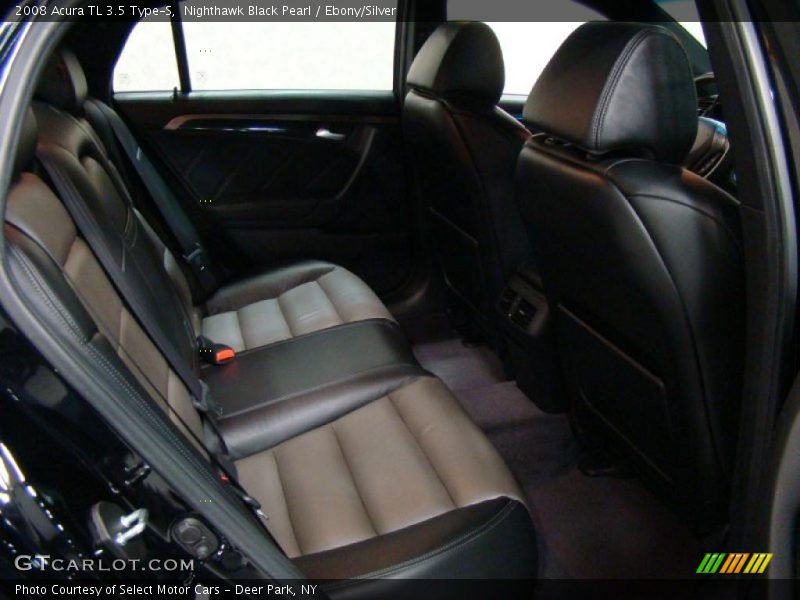 Nighthawk Black Pearl / Ebony/Silver 2008 Acura TL 3.5 Type-S