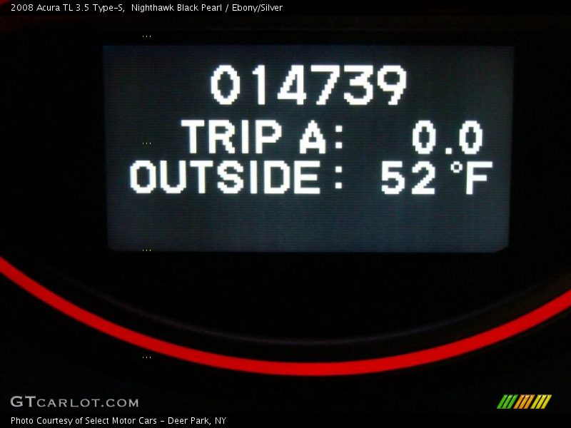 Nighthawk Black Pearl / Ebony/Silver 2008 Acura TL 3.5 Type-S