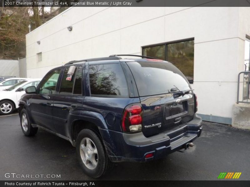 Imperial Blue Metallic / Light Gray 2007 Chevrolet TrailBlazer LS 4x4