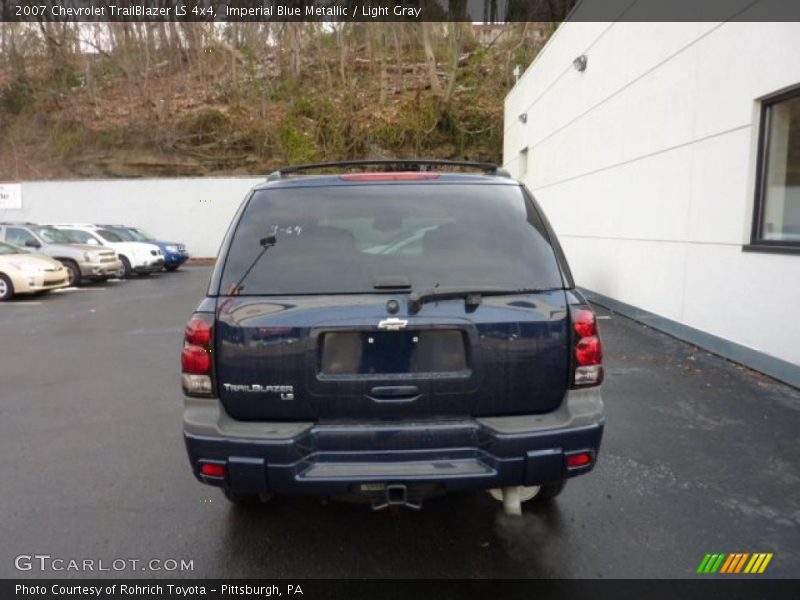 Imperial Blue Metallic / Light Gray 2007 Chevrolet TrailBlazer LS 4x4