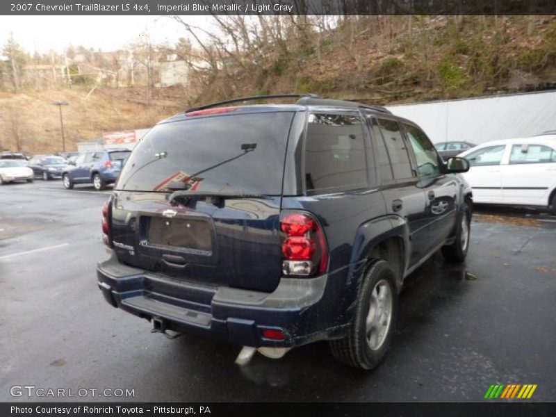 Imperial Blue Metallic / Light Gray 2007 Chevrolet TrailBlazer LS 4x4