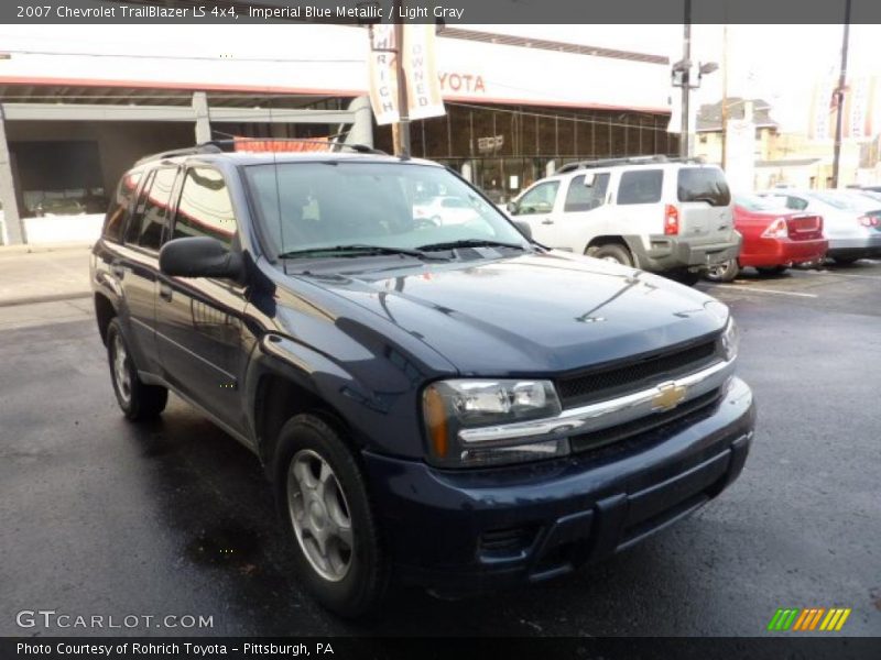 Imperial Blue Metallic / Light Gray 2007 Chevrolet TrailBlazer LS 4x4
