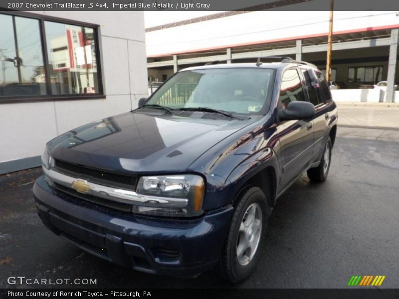 Imperial Blue Metallic / Light Gray 2007 Chevrolet TrailBlazer LS 4x4