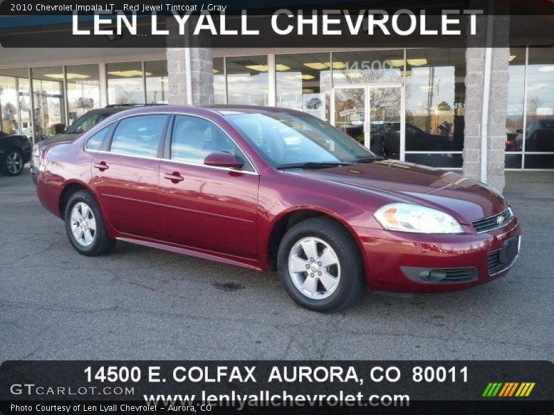 Red Jewel Tintcoat / Gray 2010 Chevrolet Impala LT