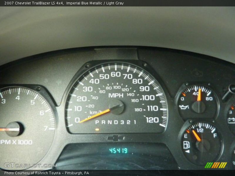 Imperial Blue Metallic / Light Gray 2007 Chevrolet TrailBlazer LS 4x4
