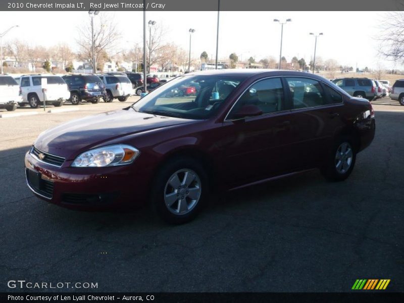 Red Jewel Tintcoat / Gray 2010 Chevrolet Impala LT