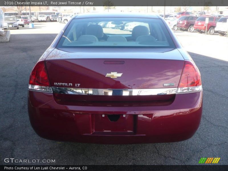 Red Jewel Tintcoat / Gray 2010 Chevrolet Impala LT