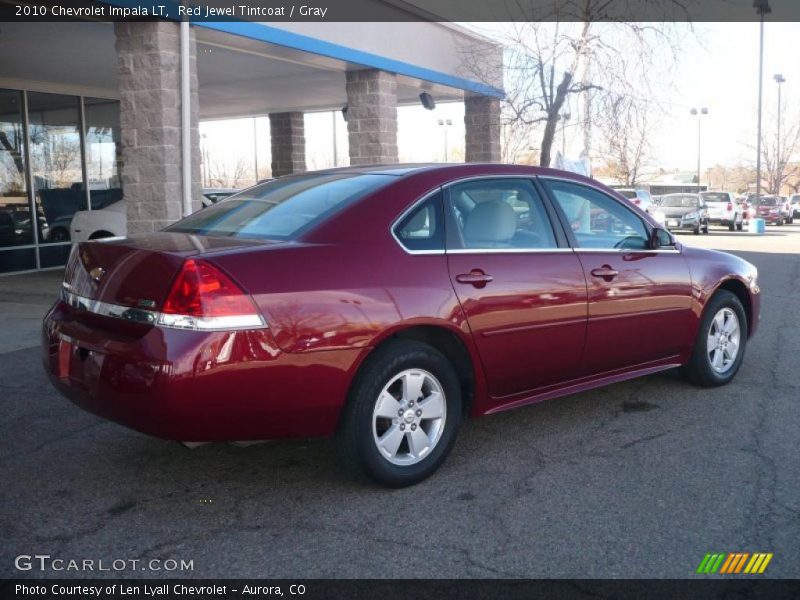 Red Jewel Tintcoat / Gray 2010 Chevrolet Impala LT